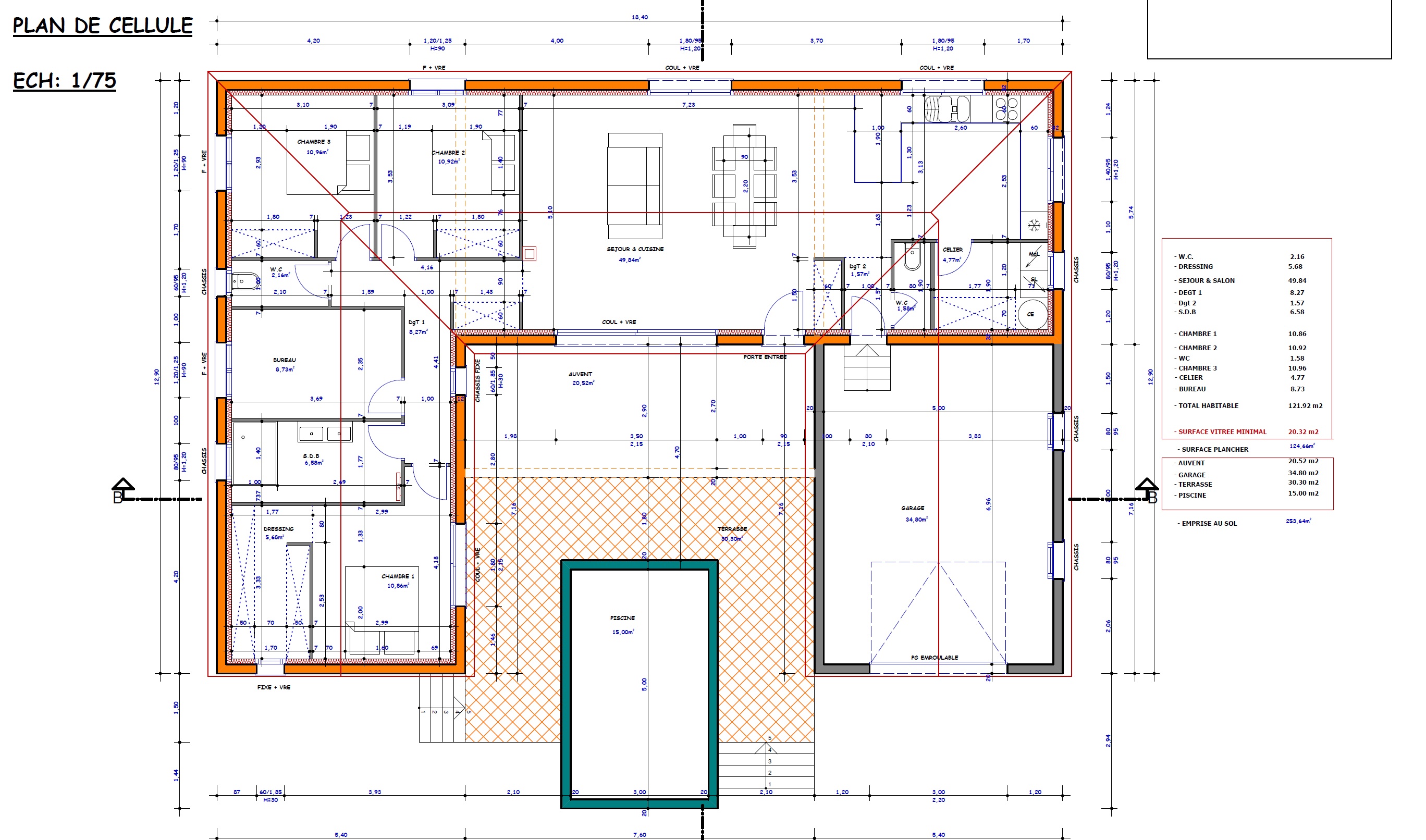 Exemple plan cellules