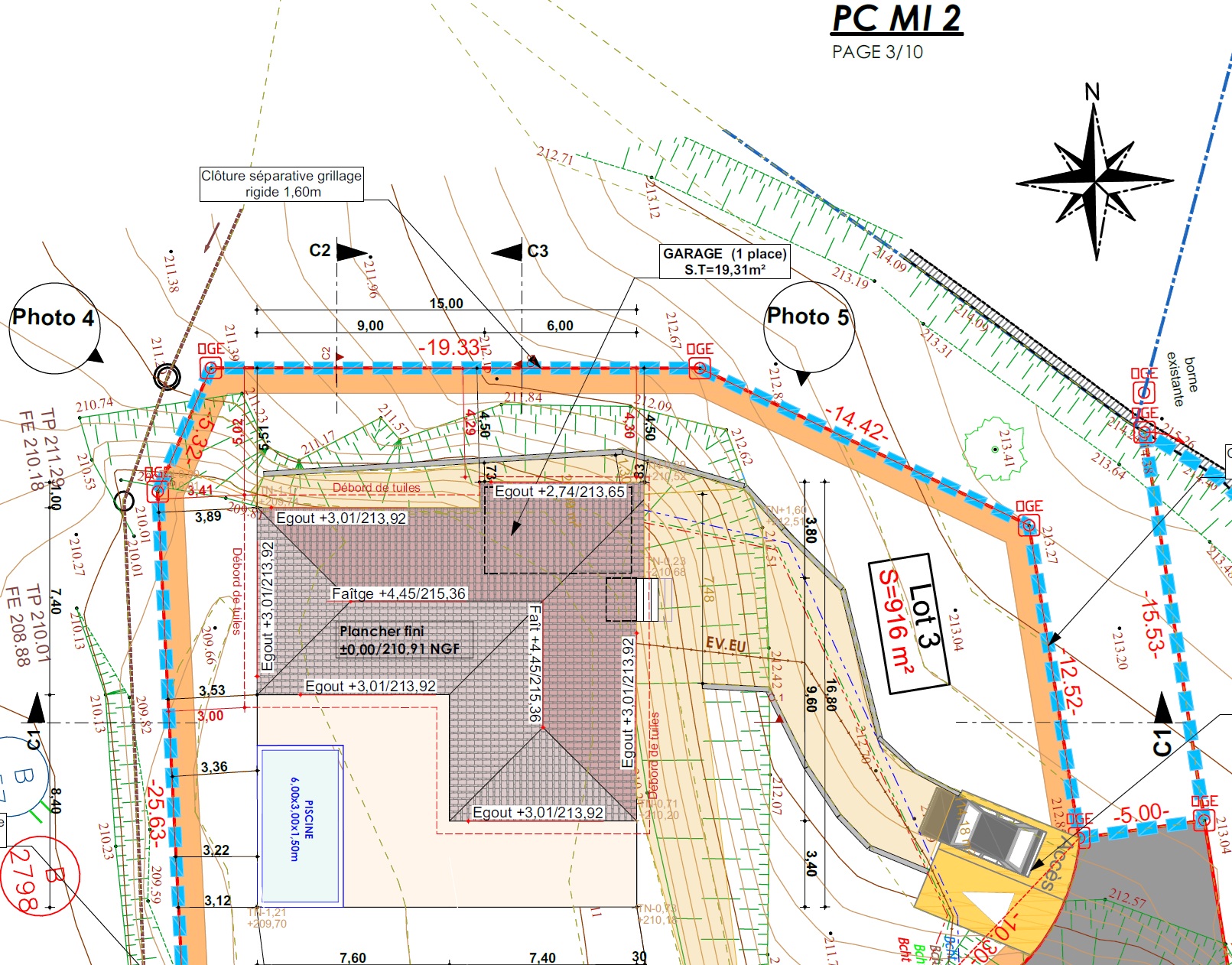 Exemple plan masse